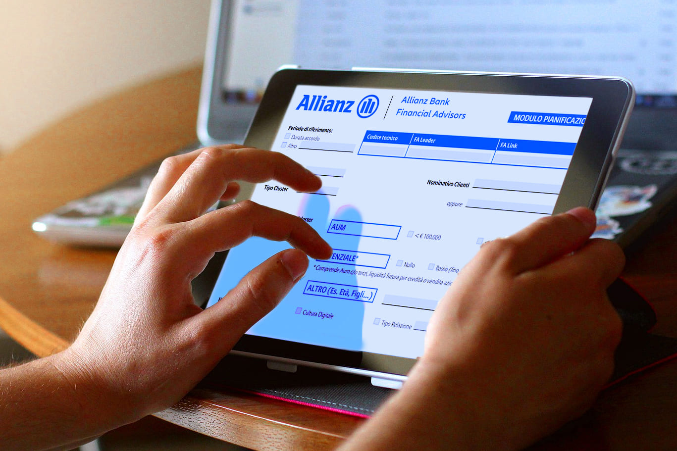 allianz tablet modulo online compilabile