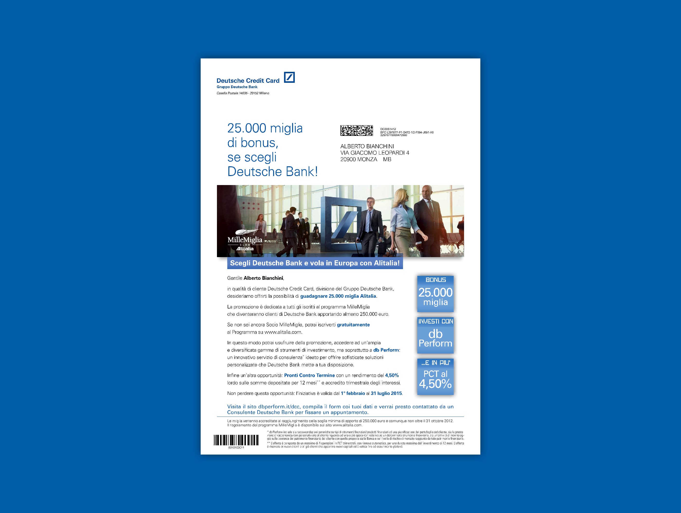 comunicazione deutsche bank