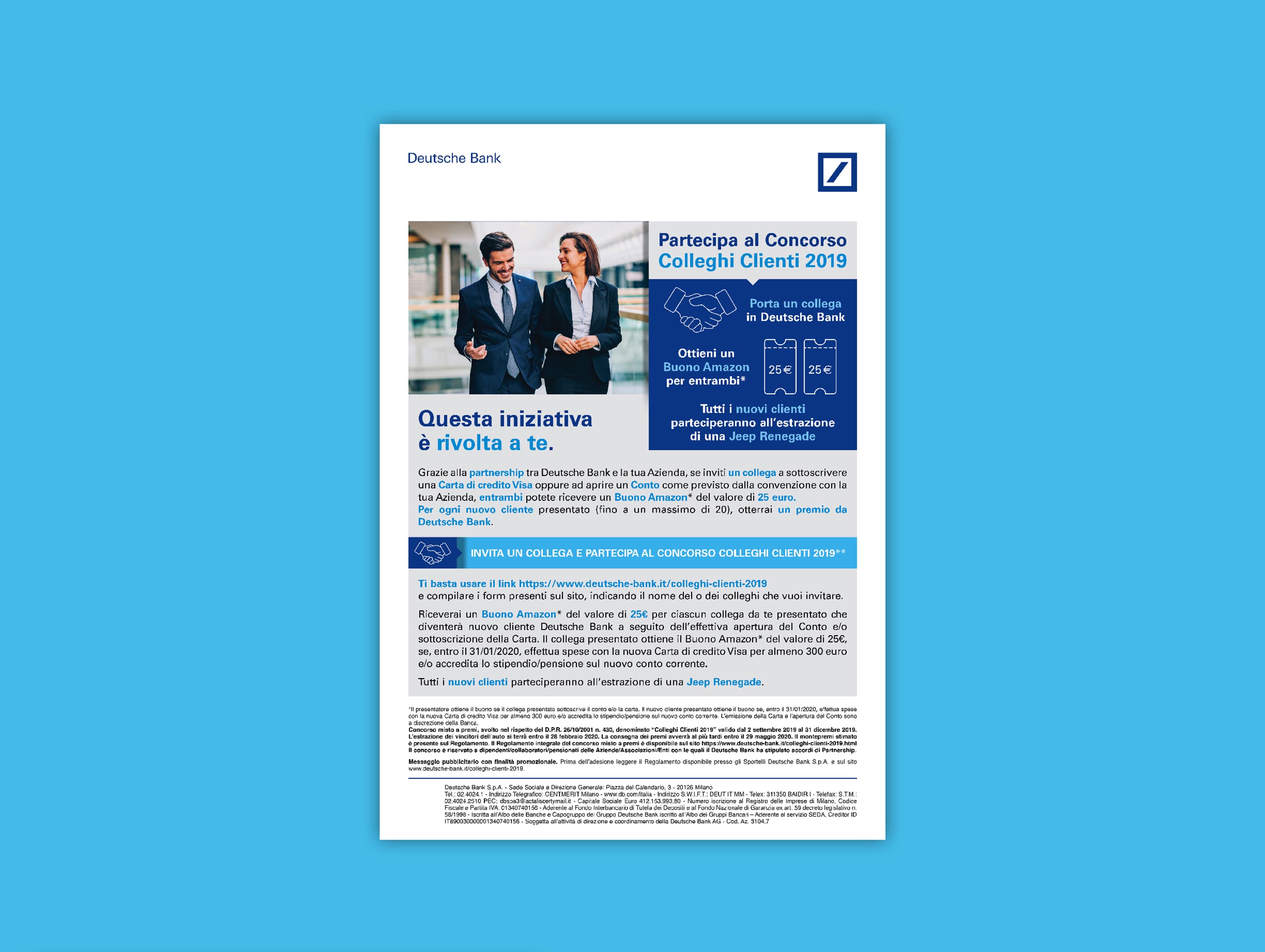 comunicazione deutsche bank