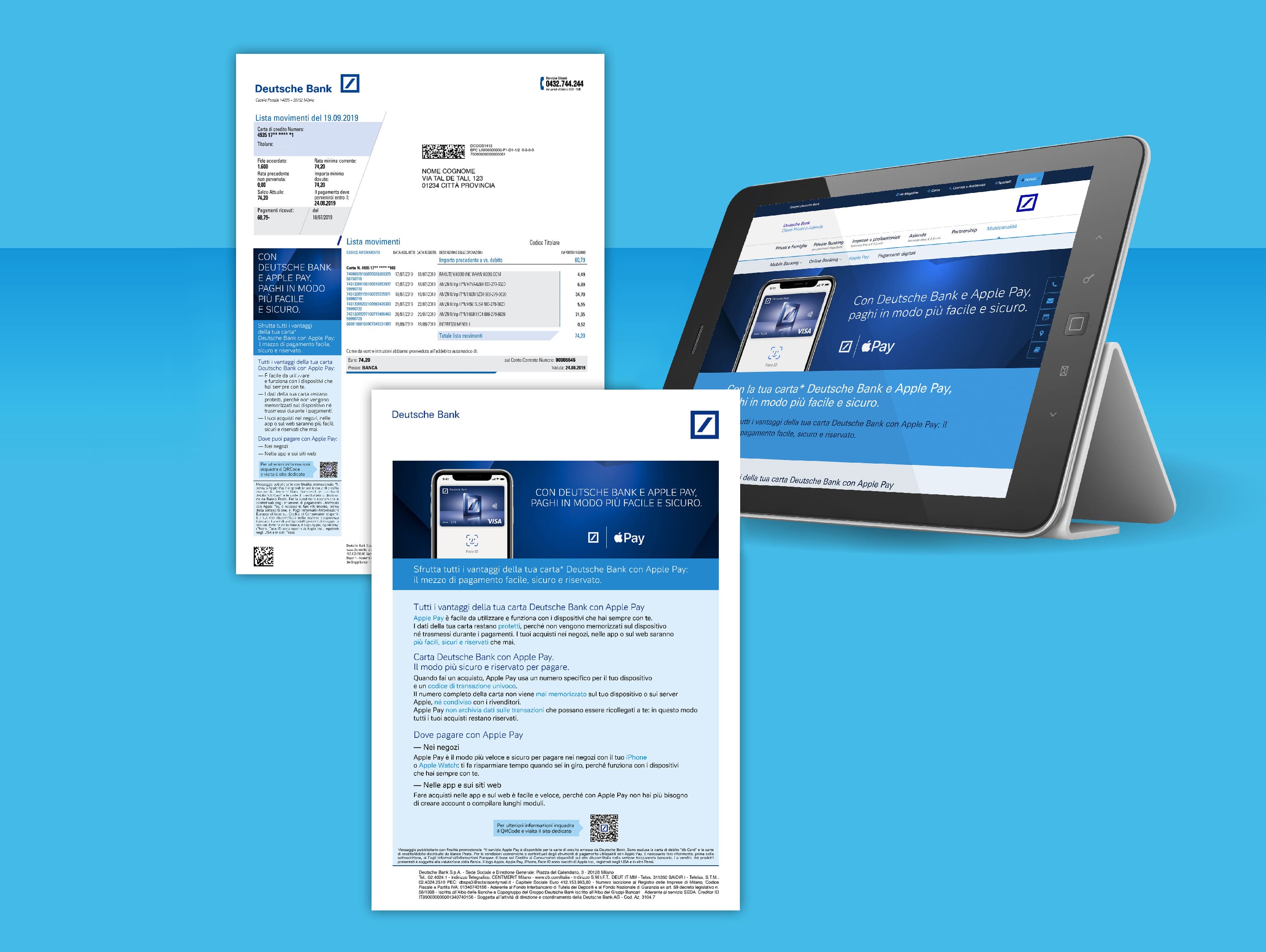 lista movimenti e banca online deutsche bank
