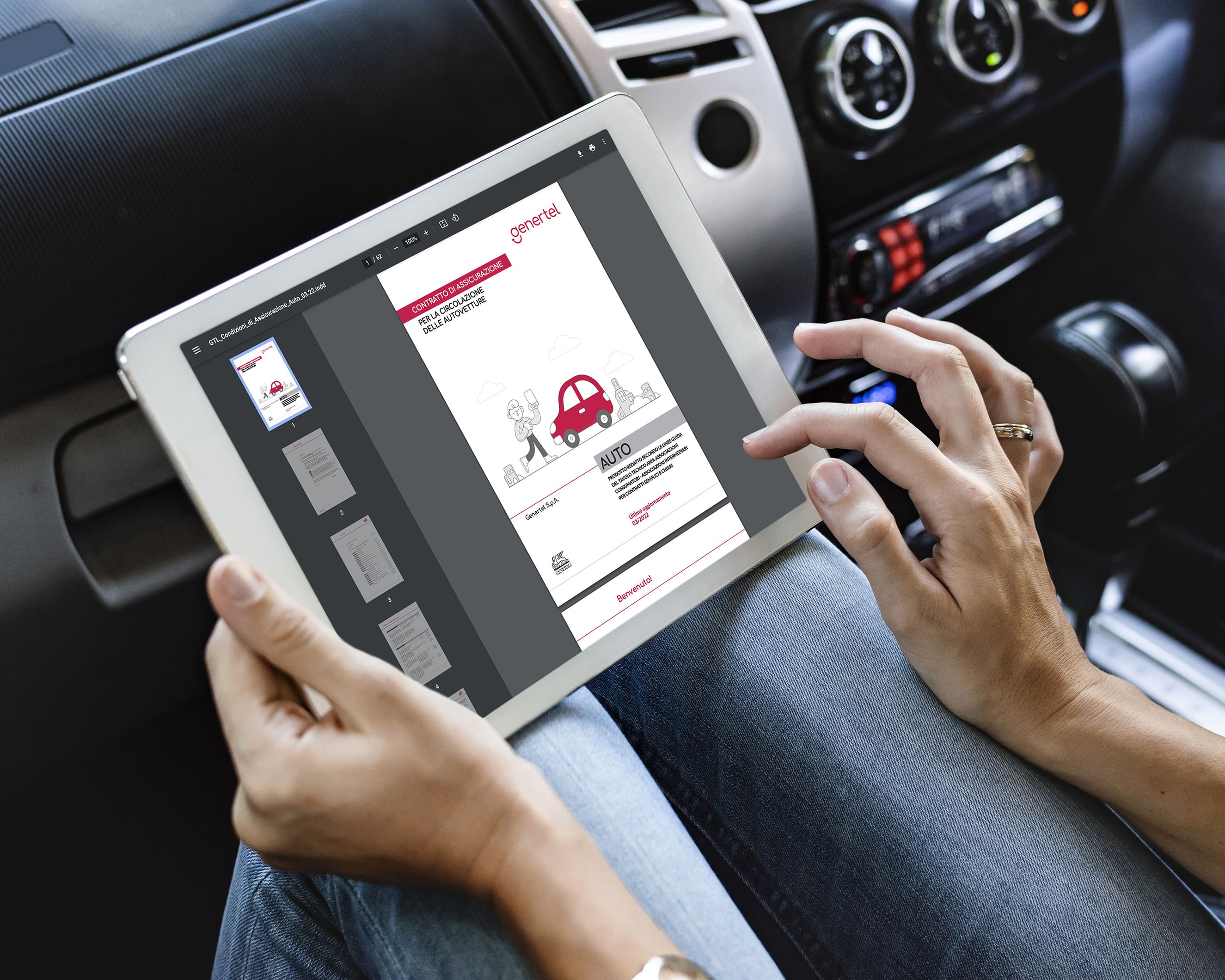 contratto assicurazione online tablet genertel