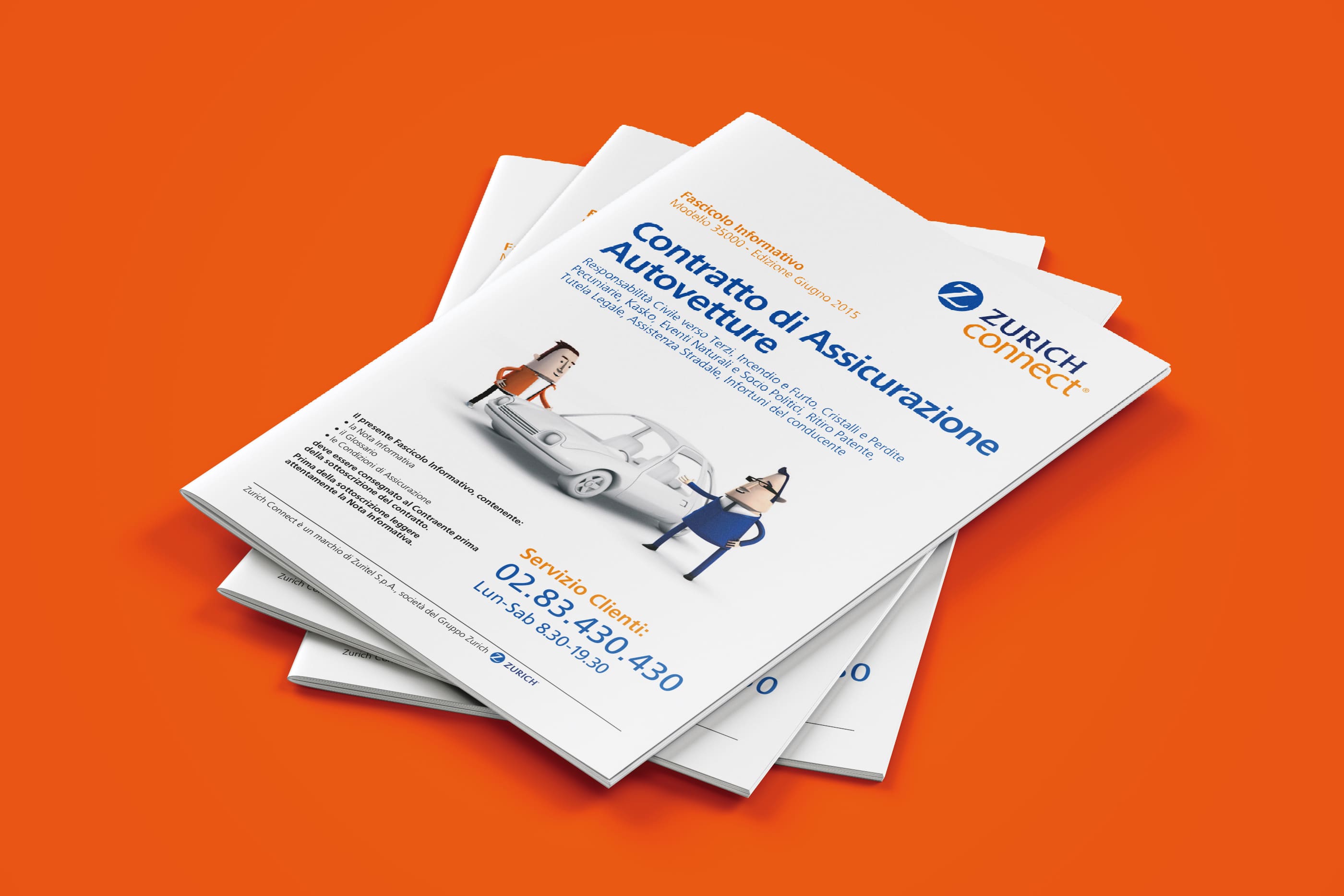 coperta contratto assicurazione zurich connect